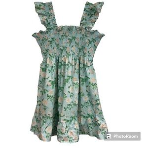 Hill House Elizabeth Nap Dress blue roses pattern - size 2X - RARE